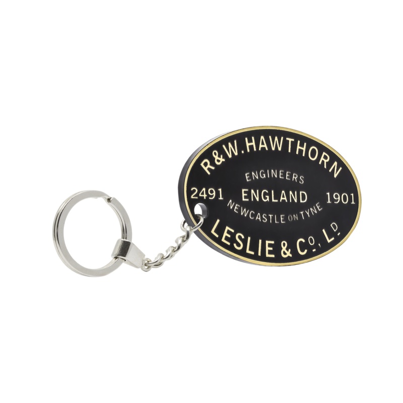 Hawthorn Leslie Worksplate Keyring  2491 Henry