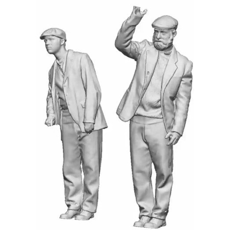 O Gauge Loco Specific Crew – Quarry Hunslet Crew Pack 1