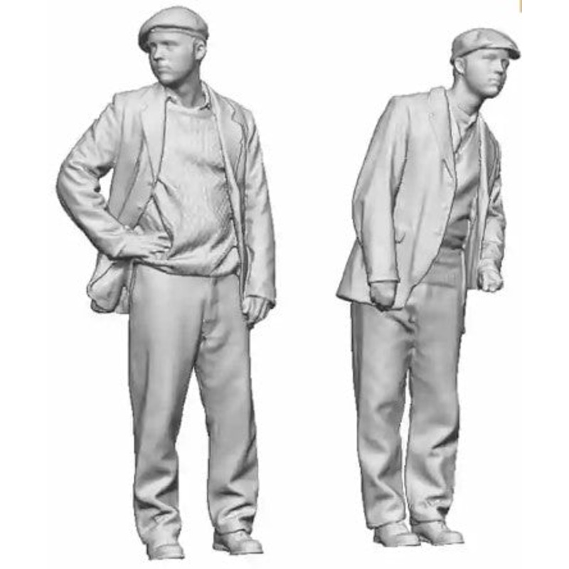 O Gauge Loco Specific Crew – Quarry Hunslet Crew Pack 2