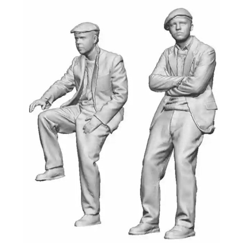 O Gauge Loco Specific Crew – Quarry Hunslet Crew Pack Open Cab