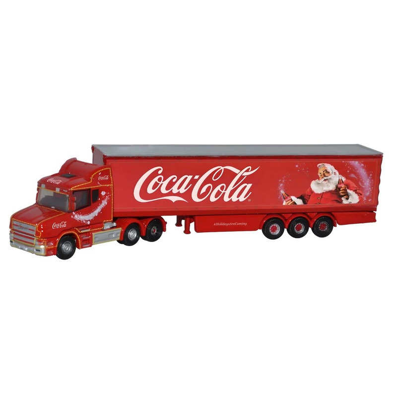Scania T Cab Box Trailer Coca Cola Xmas