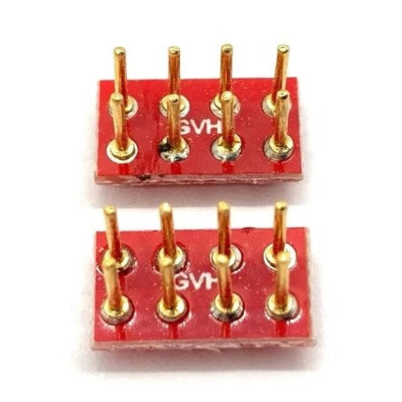 Set of 2x 8 pin blanking plates