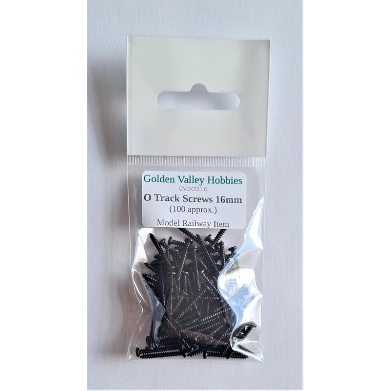Track Screws O Gauge 16mm Long (x100)