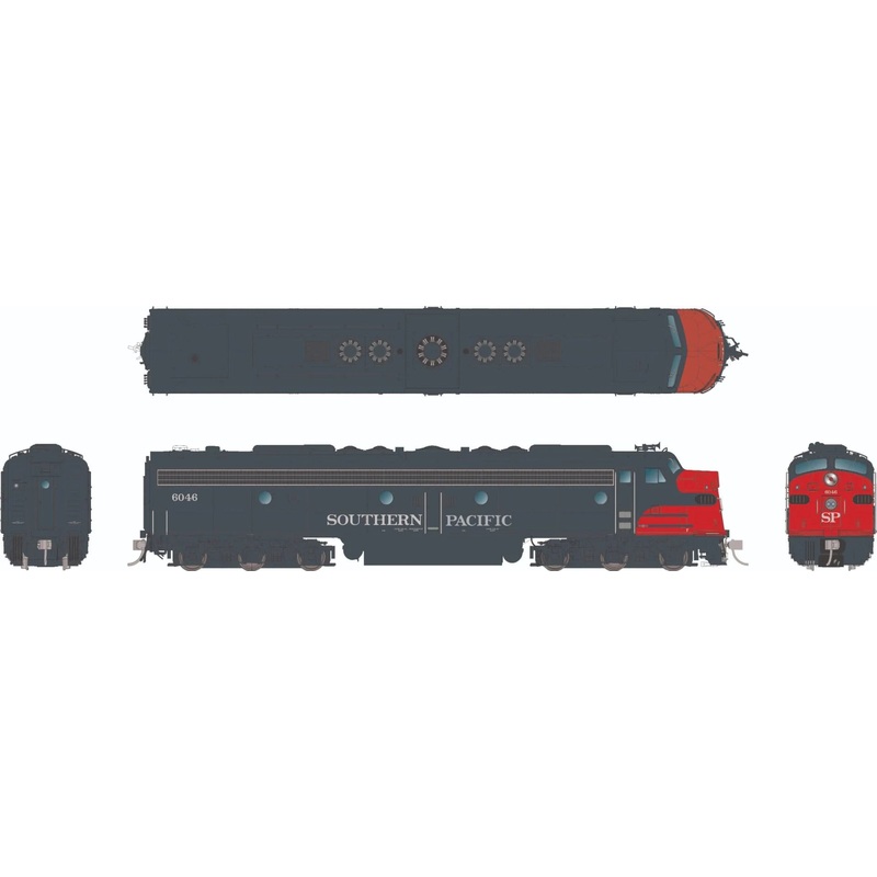 EMD E8A Southern Pacific – Bloody Nose Scheme: #6054 – DCC Sound