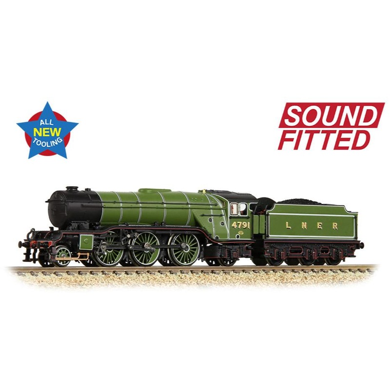 LNER V2 4791 LNER Lined Green (Original) Steam Locomotive – DCC Sound