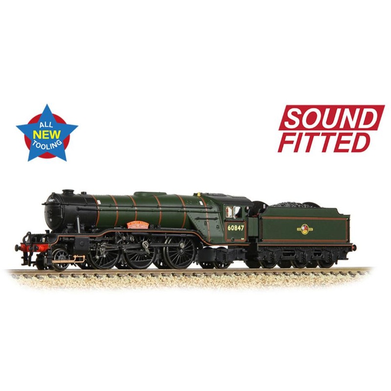 LNER V2 60847 ‘St Peter’s School’ BR Lined Green (Late Crest) Steam Locomotive – DCC Sound