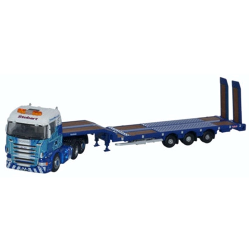 Scania Highline Nooteboom 3 Axl Semi L/Loader Stobart Rail