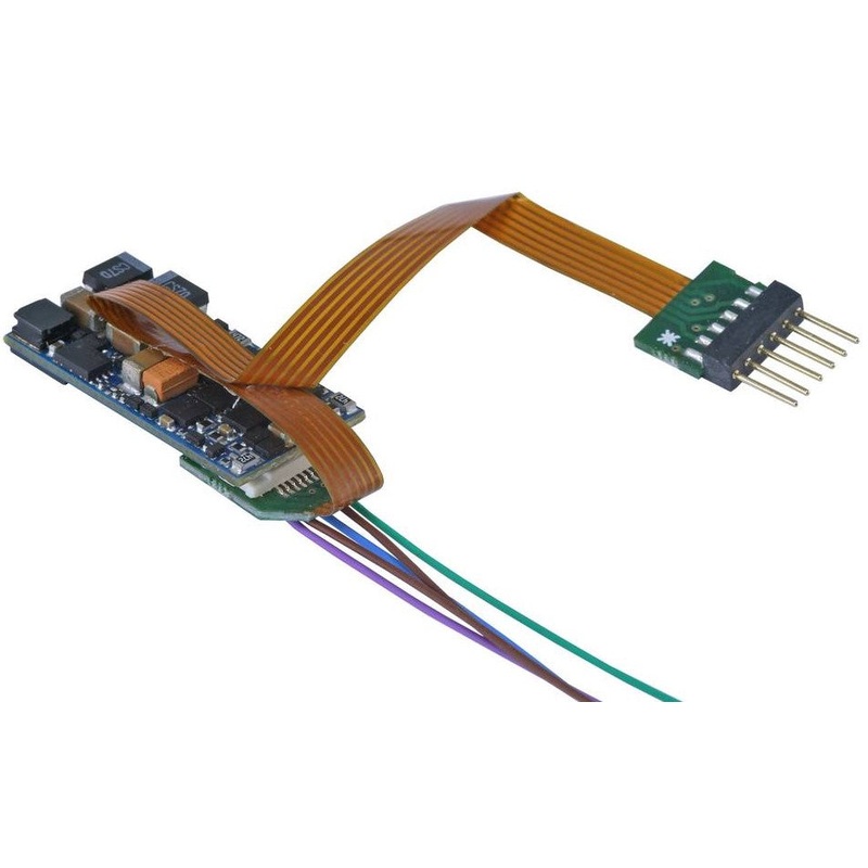 Adapter Board, 18 Pin Next 18 to 6 Pin NEM651, Flex, 88mm, with Heat Shrink
