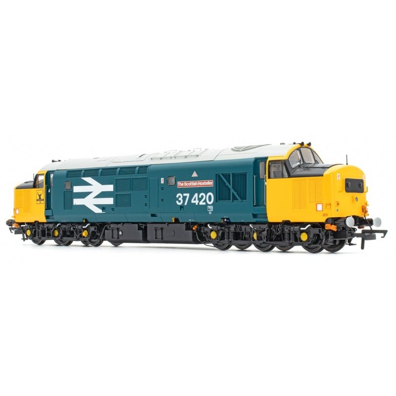 Class 37 The Scottish Hosteller Large Logo (with Highland Stag) 37420 Diesel Locomotive