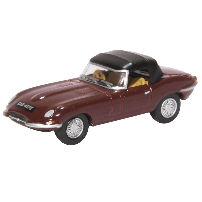 Jaguar E Type Soft Top Imperial Maroon