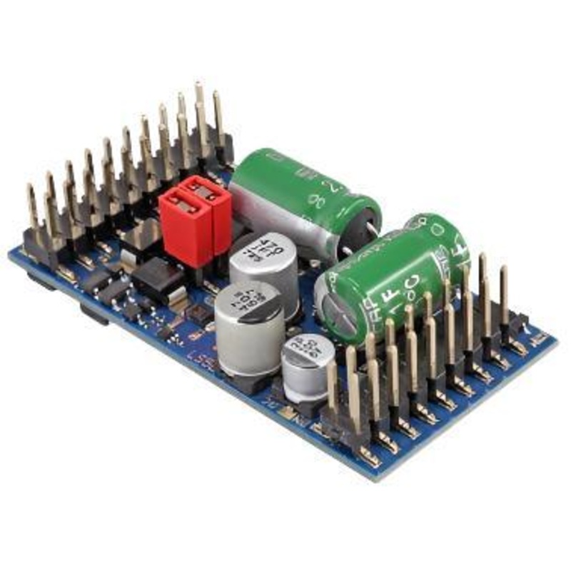 LokPilot 5 L, DCC, Pinheader with Adapter Board (with Solder Pads)