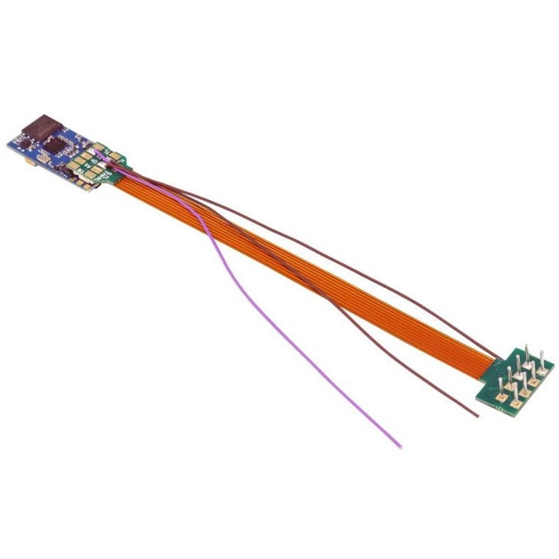 LokSound 5 Micro, DCC/MM/SX/M4, Blank Decoder, 8 Pin, NEM652, with 11mm x 15mm Speaker & Power Pack leads