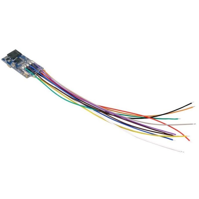 LokSound 5 Micro, DCC/MM/SX/M4, Blank Decoder, Single Wires, with 11mm x 15mm Speaker & Power Pack leads