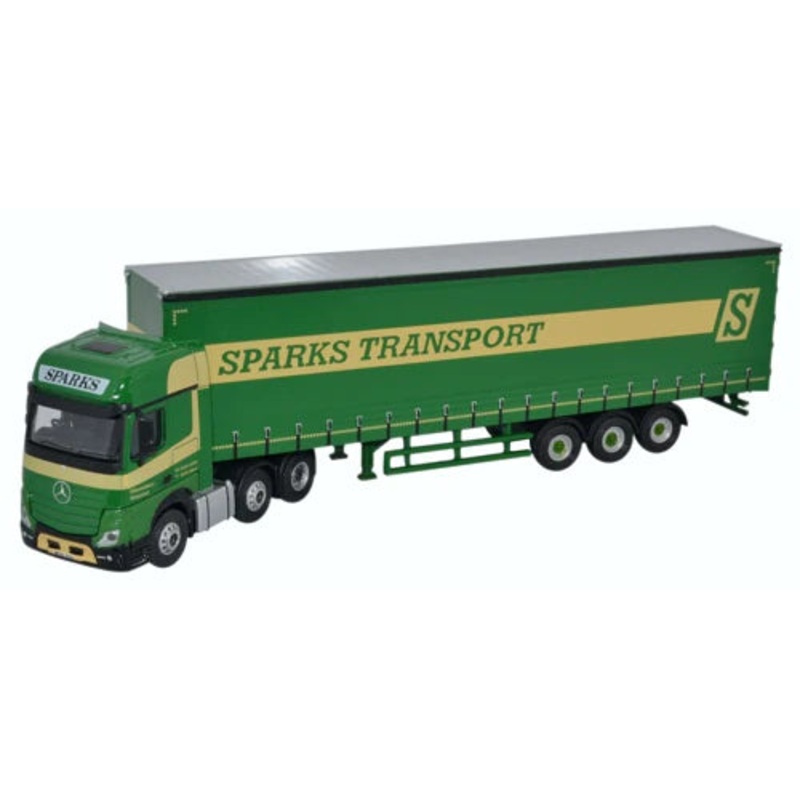 Mercedes Actros GSC Curtainside Sparks Transport