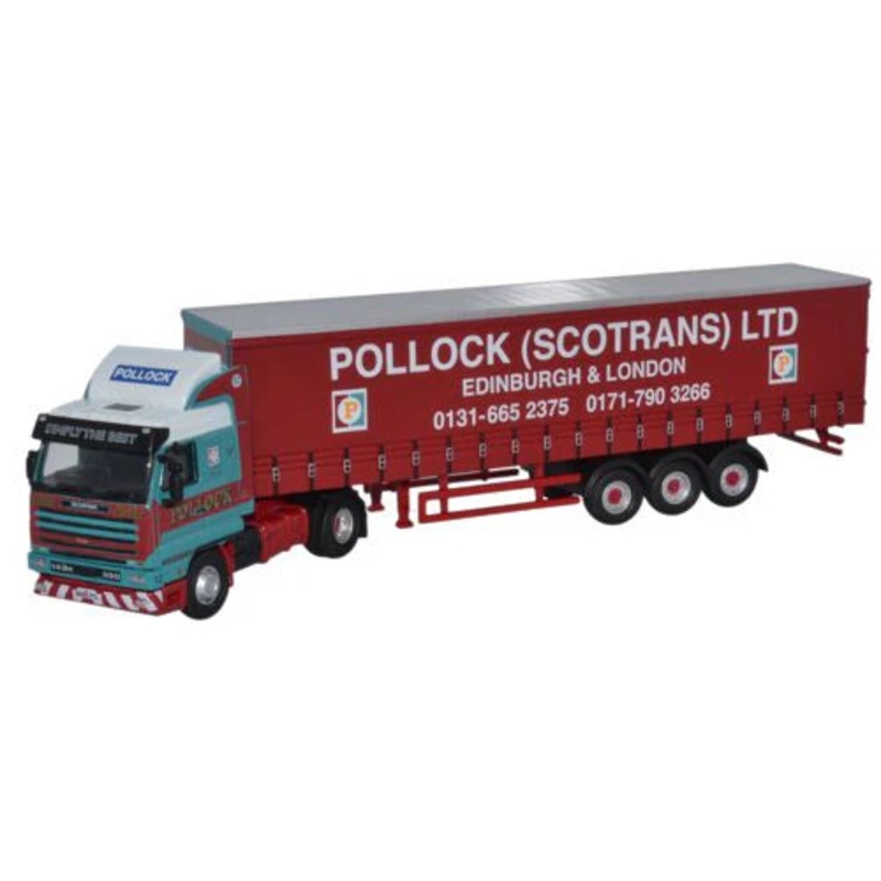 Scania 143 40ft Curtainside Pollock