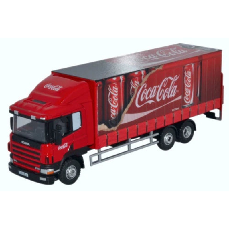 Scania 94D 6 Wheel Curtainside Coca Cola