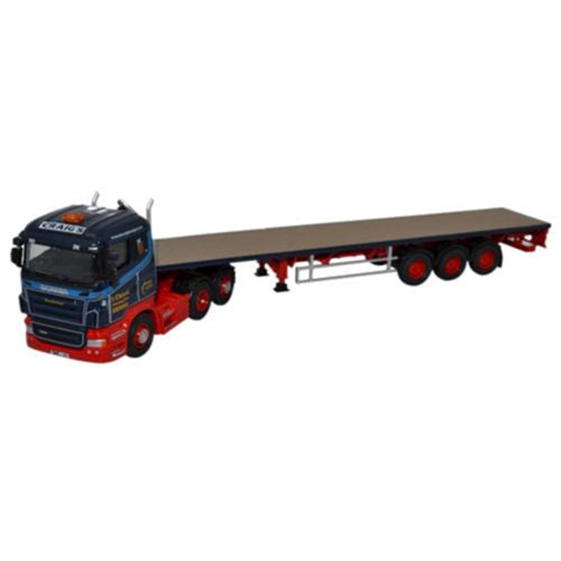 Scania Highline Flatbed Trailer Ian Craig Haulage Ltd