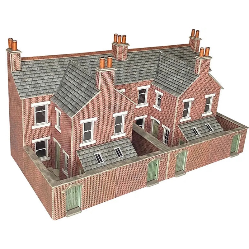 Terraced House Backs Brick Kit