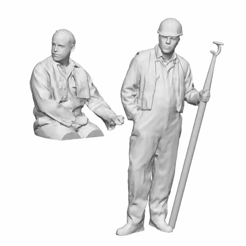 OO Gauge Loco Specific Crew – Bachmann Baguley-Drewery 70hp Crew