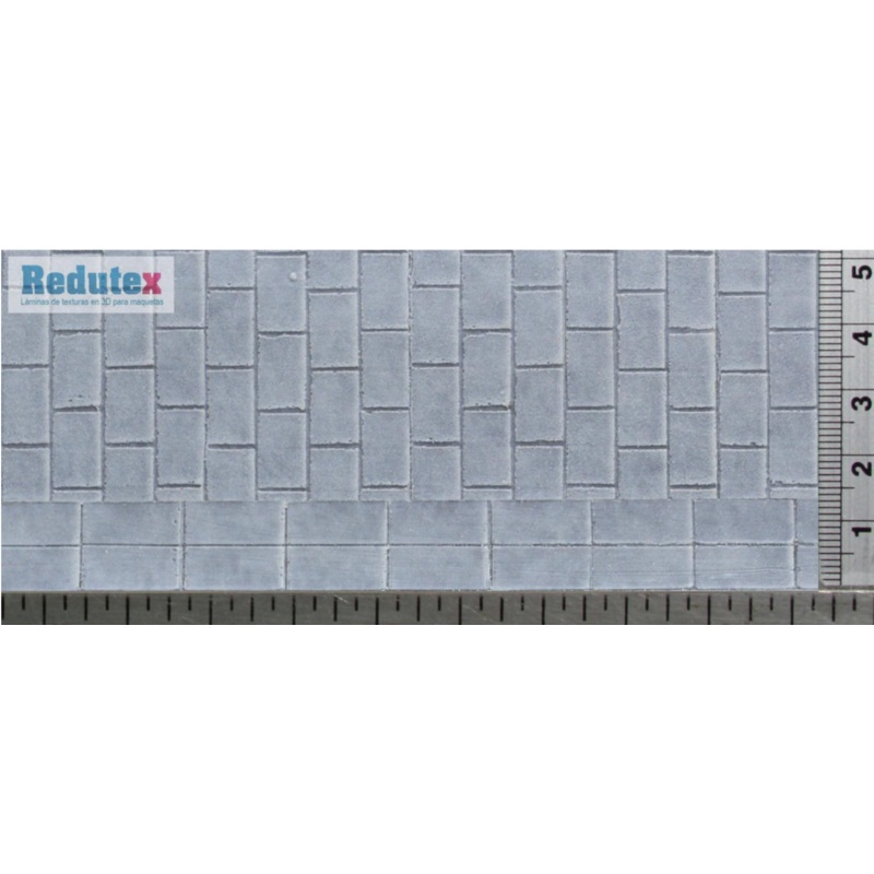 Platform of Train (Grey) O 1:43 Self Adhesive 3D Textured Sheet