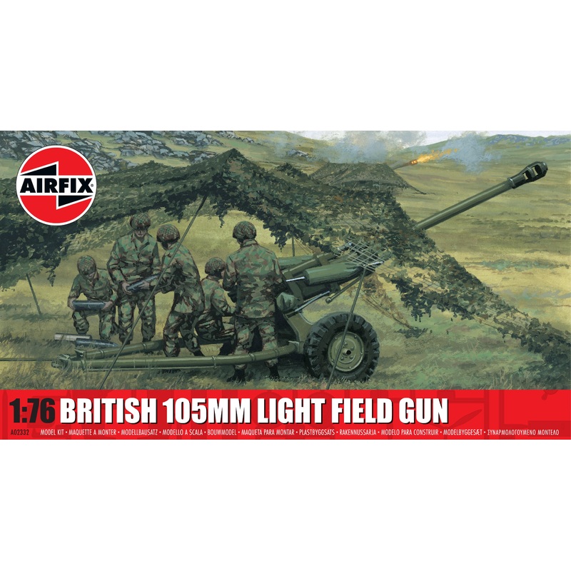 British 105mm Light Field Gun Model Kit