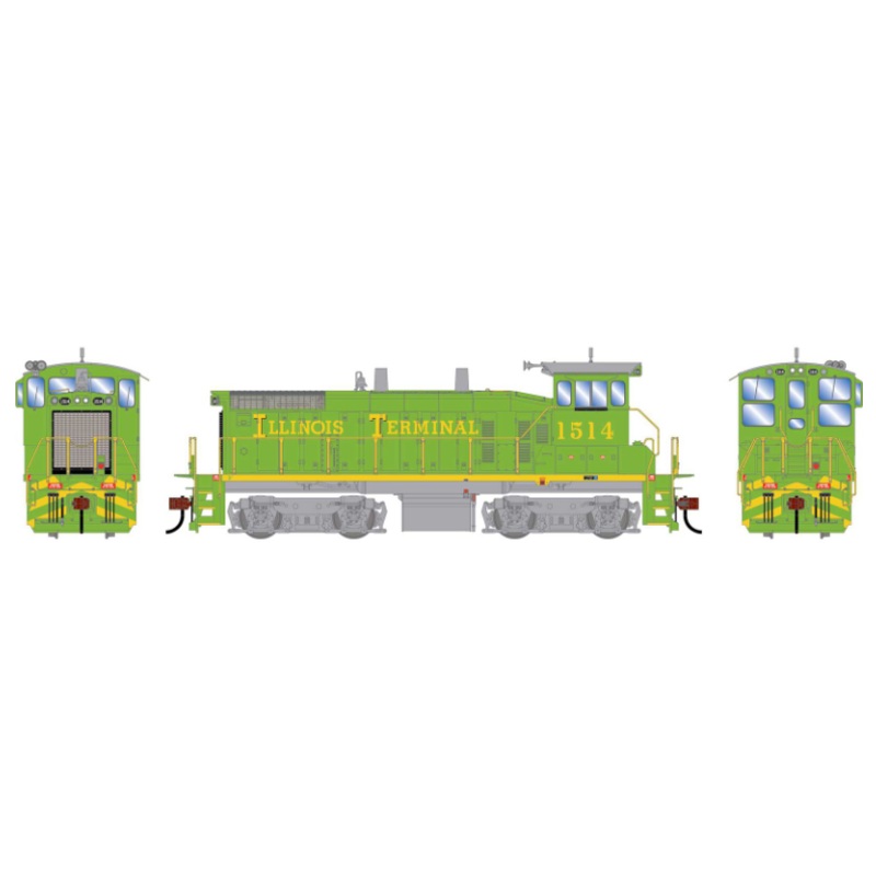 HO ATH SW1500 Locomotive w/DCC & Sound, ITC #1514