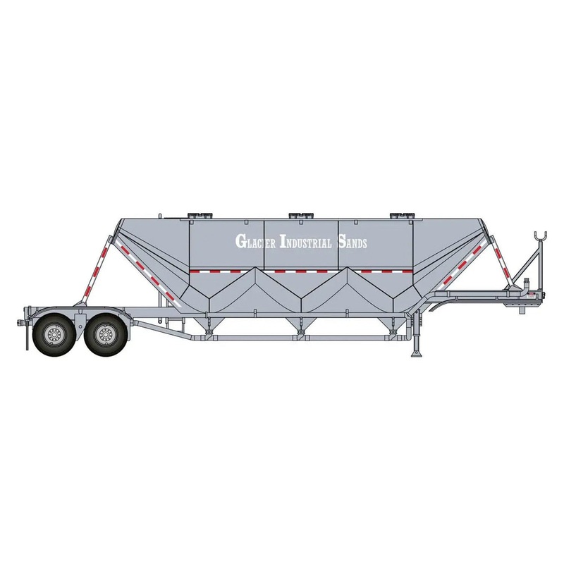 Transload Facility Dry Bulk Trailer Glacier Ind. Sands