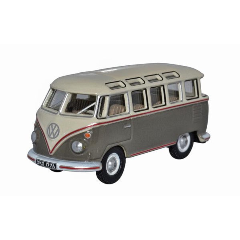 VW T1 Samba Bus Mouse Grey/Pearl White