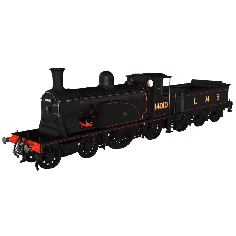 Caledonian Railway Single 4-2-2 LMS Lined Black No.14010 Steam Locomotive – DCC Sound