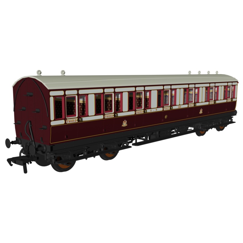 Evolution 48 Caledonian Railway Purple Madder and White Composite No.129