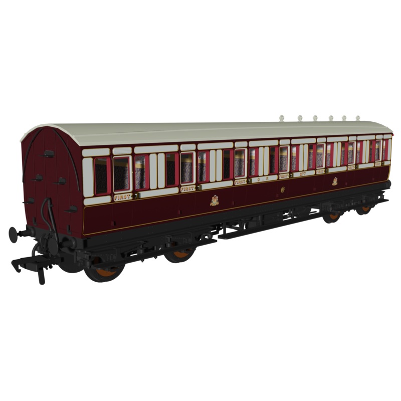 Evolution 48 Caledonian Railway Purple Madder and White First No.277