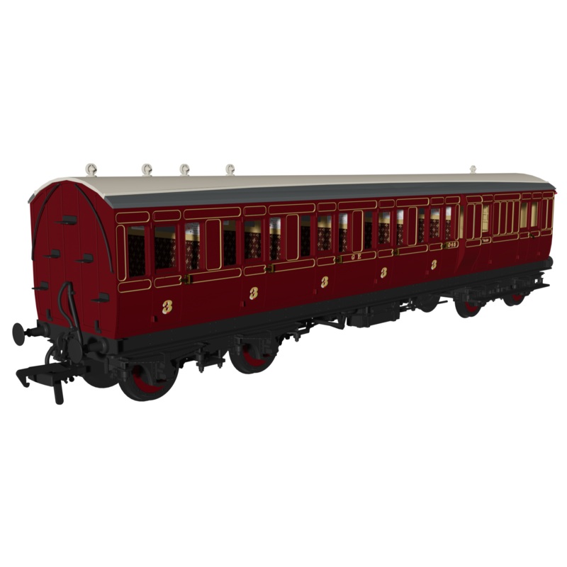 Evolution 48 Great Eastern Railway Crimson Brake third No.1048