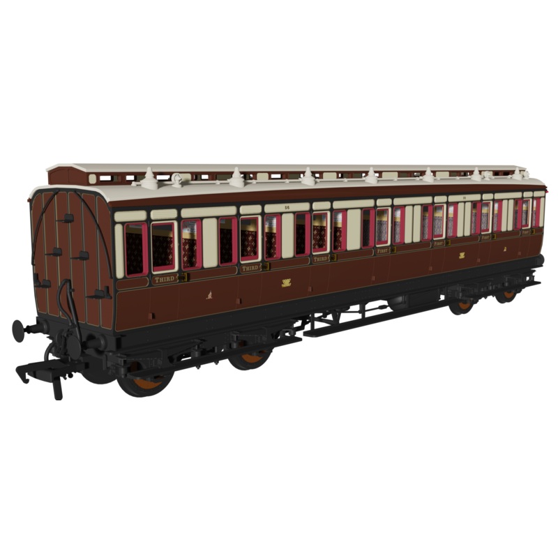 Evolution 48 Great Western Railway Chocolate and Cream (Early Monogram) Composite No.56