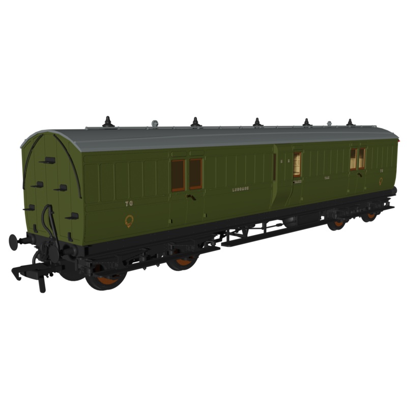 Evolution 48 Highland Railway Green and White Full brake No.70