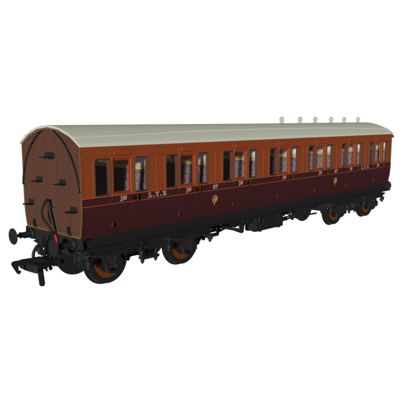 Evolution 48 Lancashire and Yorkshire Railway Brown & Umber First No.67