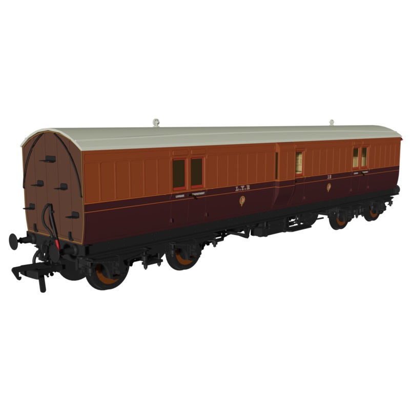 Evolution 48 Lancashire and Yorkshire Railway Brown & Umber Full brake No.12