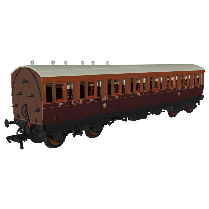 Evolution 48 Lancashire and Yorkshire Railway Brown & Umber Third No.2054