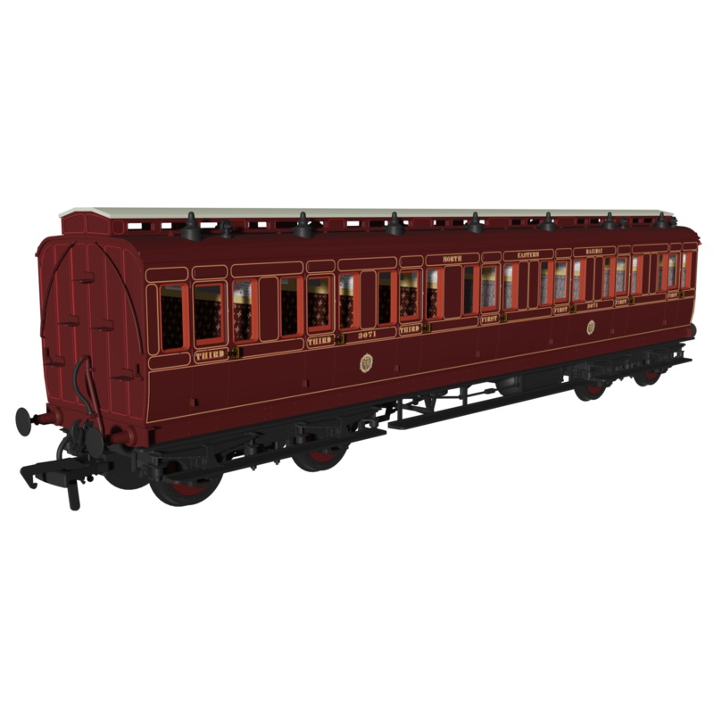 Evolution 48 North Eastern Railway Crimson Lake Composite No.3071