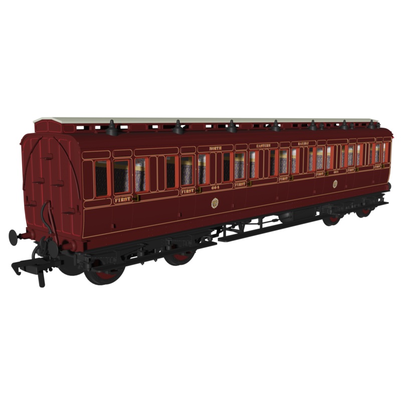 Evolution 48 North Eastern Railway Crimson Lake First No.604