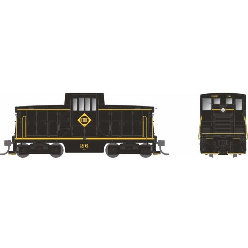 HO GE 44 Tonner (DC/DCC/Sound): Erie Railroad: #26