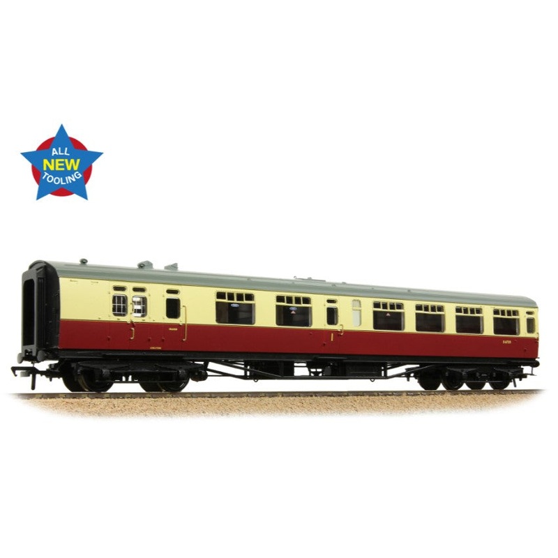 SR Bulleid Brake Composite Corridor 10 Vents BR Crimson & Cream No.S6735