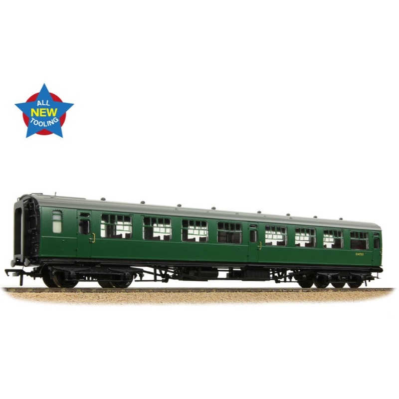 SR Bulleid Second Open 15 Vents BR (SR) Green No.S1472S