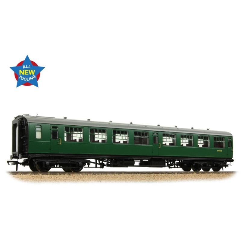 SR Bulleid Second Open 15 Vents BR (SR) Green No.S1496S