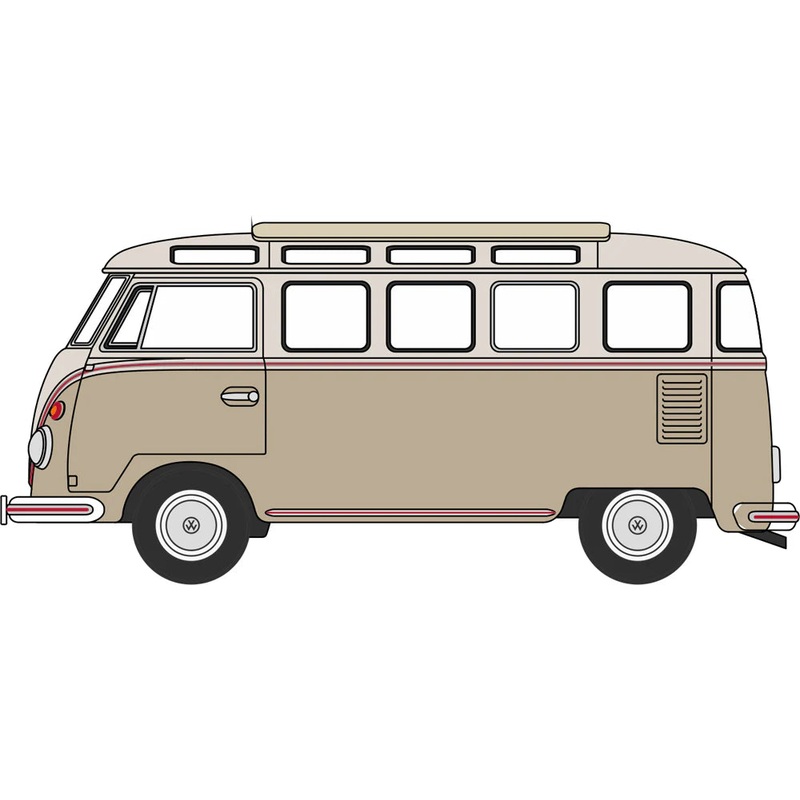 Volkswagen Split Screen Samba Bus Mouse Grey/Pearl White