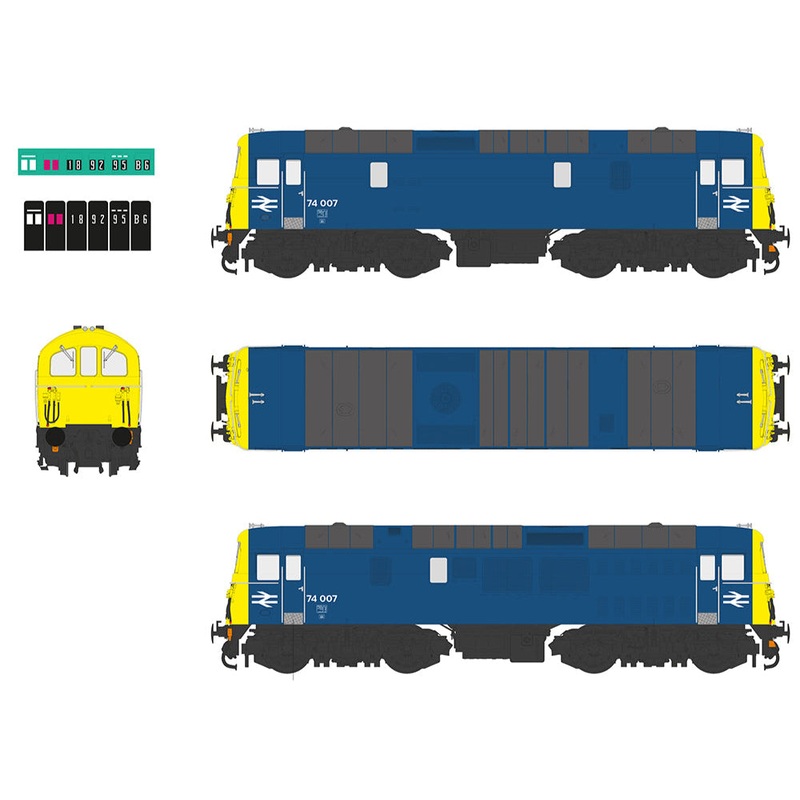 Class 74 Electro-Diesel 74007 BR Blue Electric Locomotive