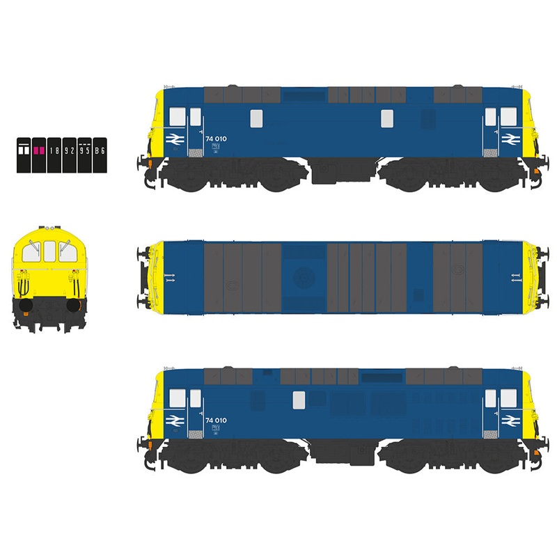 Class 74 Electro-Diesel 74010 BR Blue Electric Locomotive