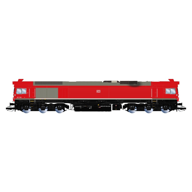 Class 77 DB AG Red Livery Ep.VI Diesel-Electric Locomotive