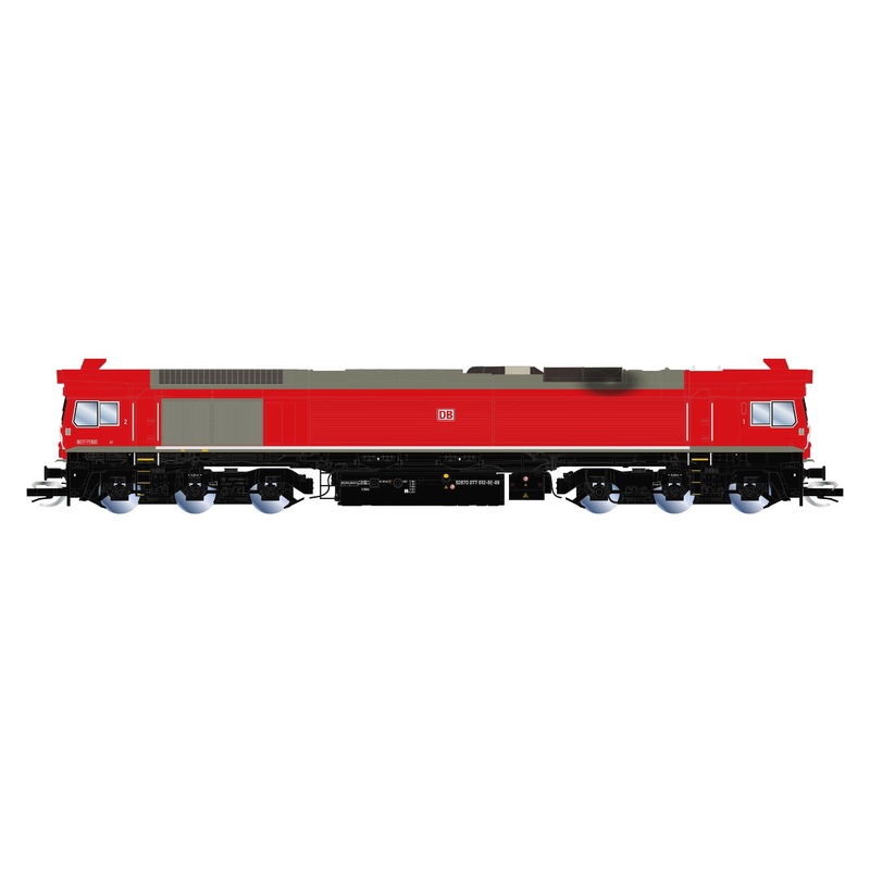 Class 77 DB AG Red Livery Ep.VI Diesel-Electric Locomotive – DCC Sound