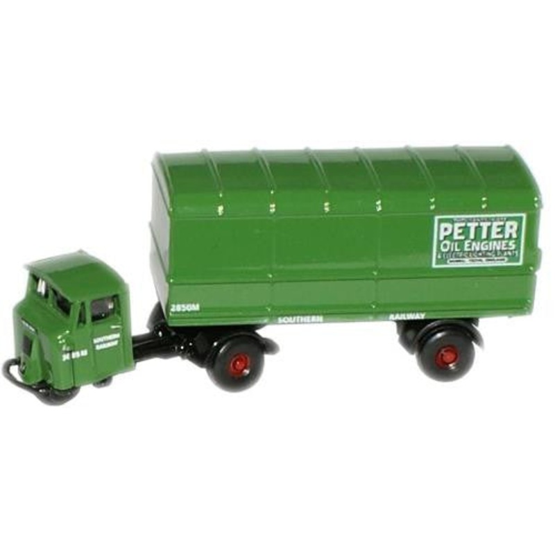 Scammell Mechanical Horse Van Trailer Southern Railways