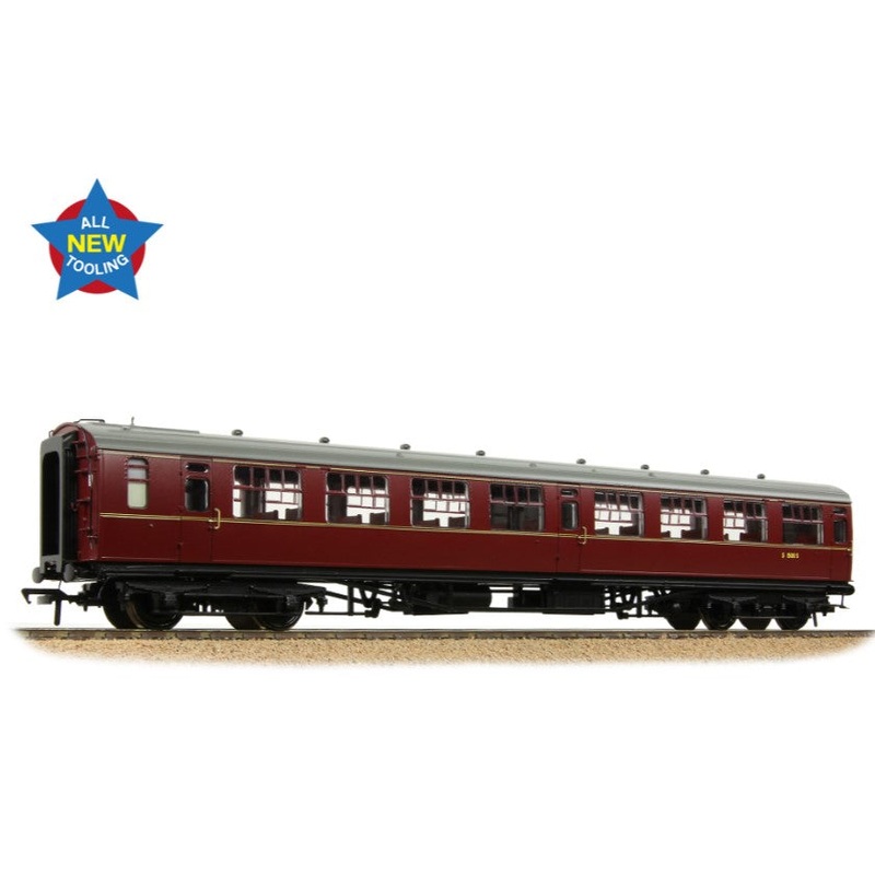 SR Bulleid Second Open 15 Vents BR Maroon No.Sc1500S